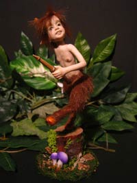 Young Satyr whit Flute